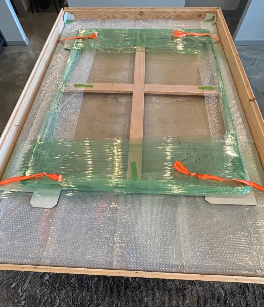 Exciting - Paintings in a crate